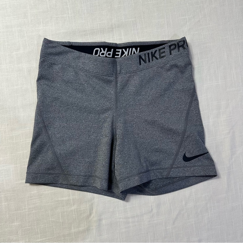 Grey Nike Pro Dri-fit shorts size medium
